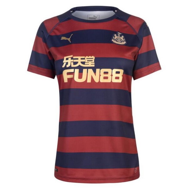 Camiseta Newcastle United Segunda equipo Mujer 2018-19 Rojo Negro